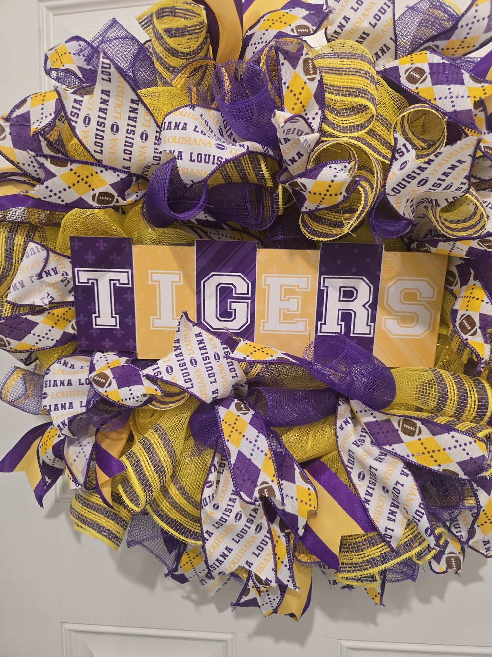 Tigers Wreath LSU Football